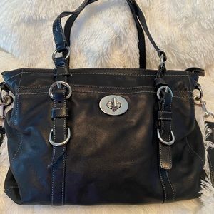 Coach - Chelsea soft Black Leather Satchel